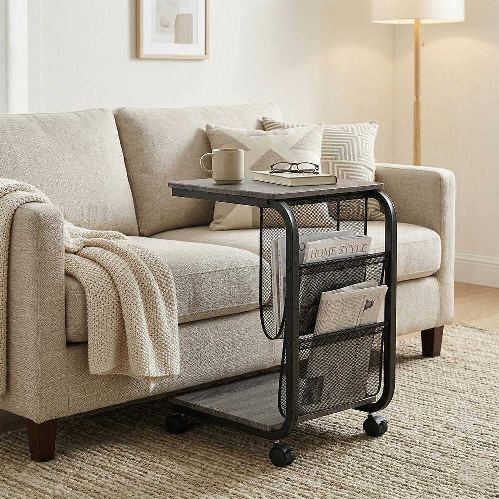 C자형 소파 테이블